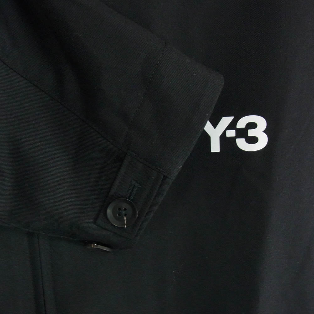 Y-3 Yohji Yamamoto ワイスリー ヨウジヤマモト 24AW IW7454 REF WO HOOD TOP ロゴジップフーディ フーデッド ジャケット ブラック系 L【極上美品】【中古】