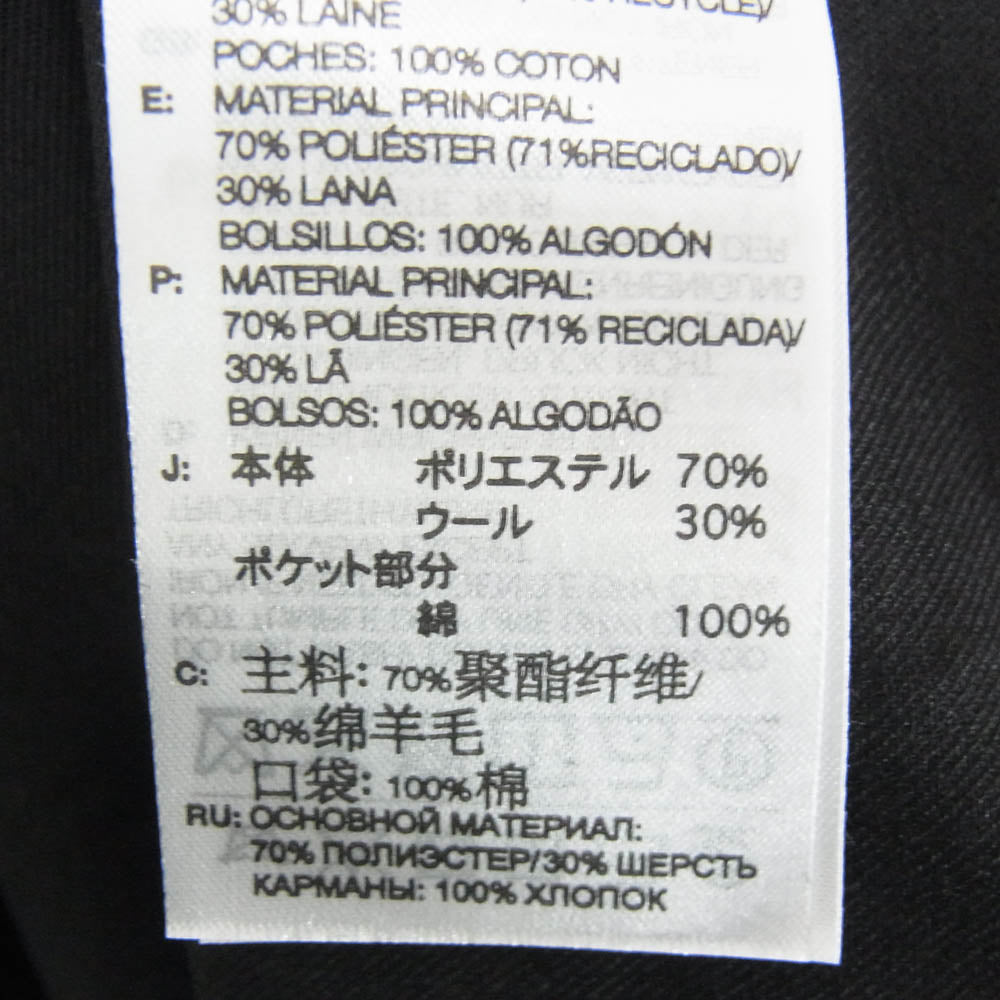 Y-3 Yohji Yamamoto ワイスリー ヨウジヤマモト 24AW IW7454 REF WO HOOD TOP ロゴジップフーディ フーデッド ジャケット ブラック系 L【極上美品】【中古】