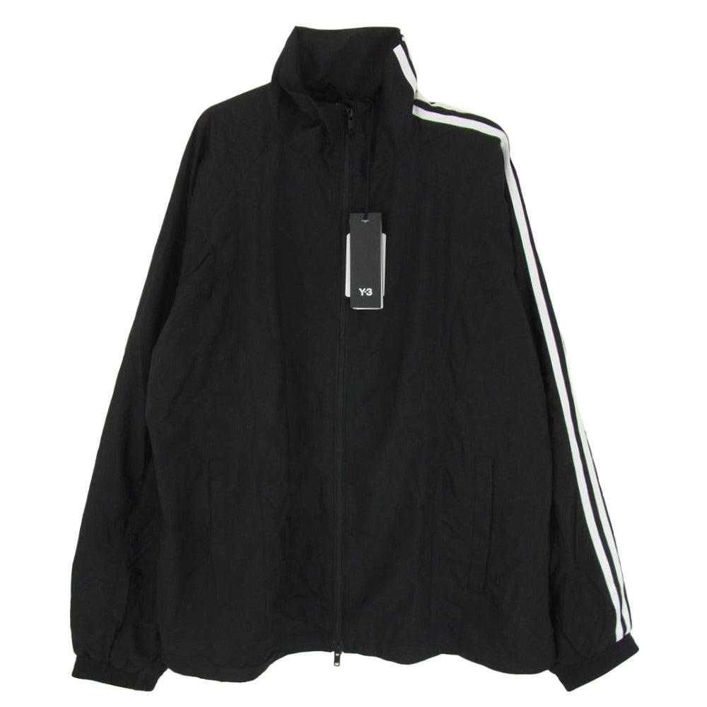 Y-3 Yohji Yamamoto ワイスリー ヨウジヤマモト 25SS JD5999 3-STRIPES NYLON SHELL JACKET 3ストライプ ナイロン シェル ジャケット ブラック系 M【極上美品】【中古】