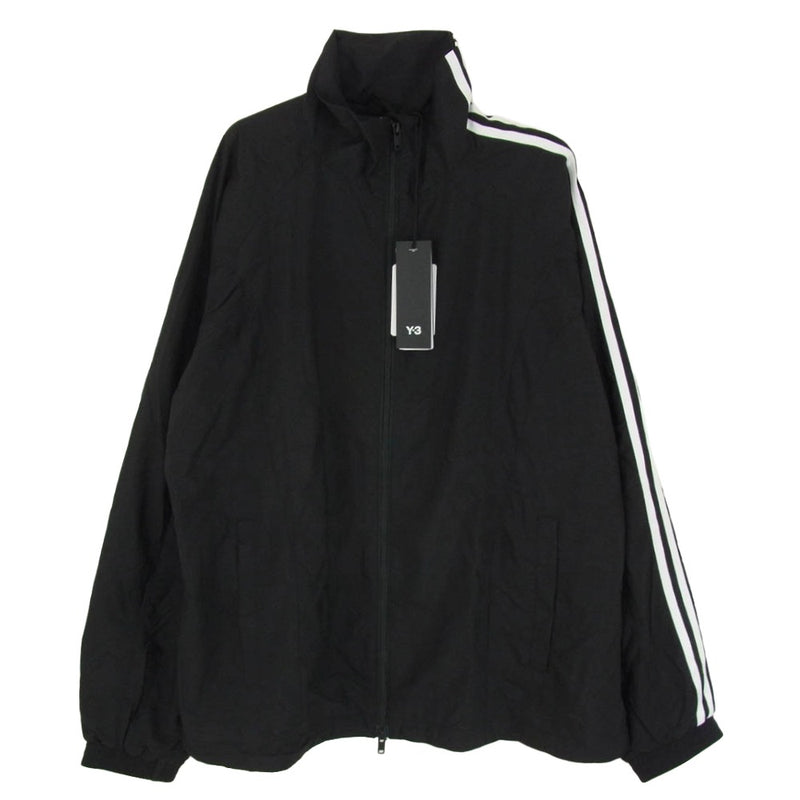 Y-3 Yohji Yamamoto ワイスリー ヨウジヤマモト 25SS JD5999 3-STRIPES NYLON SHELL JACKET 3ストライプ ナイロン シェル ジャケット ブラック系 M【極上美品】【中古】