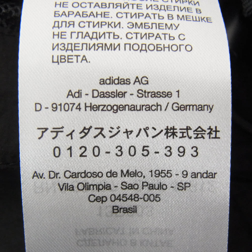 Y-3 Yohji Yamamoto ワイスリー ヨウジヤマモト 25SS JD5999 3-STRIPES NYLON SHELL JACKET 3ストライプ ナイロン シェル ジャケット ブラック系 M【極上美品】【中古】