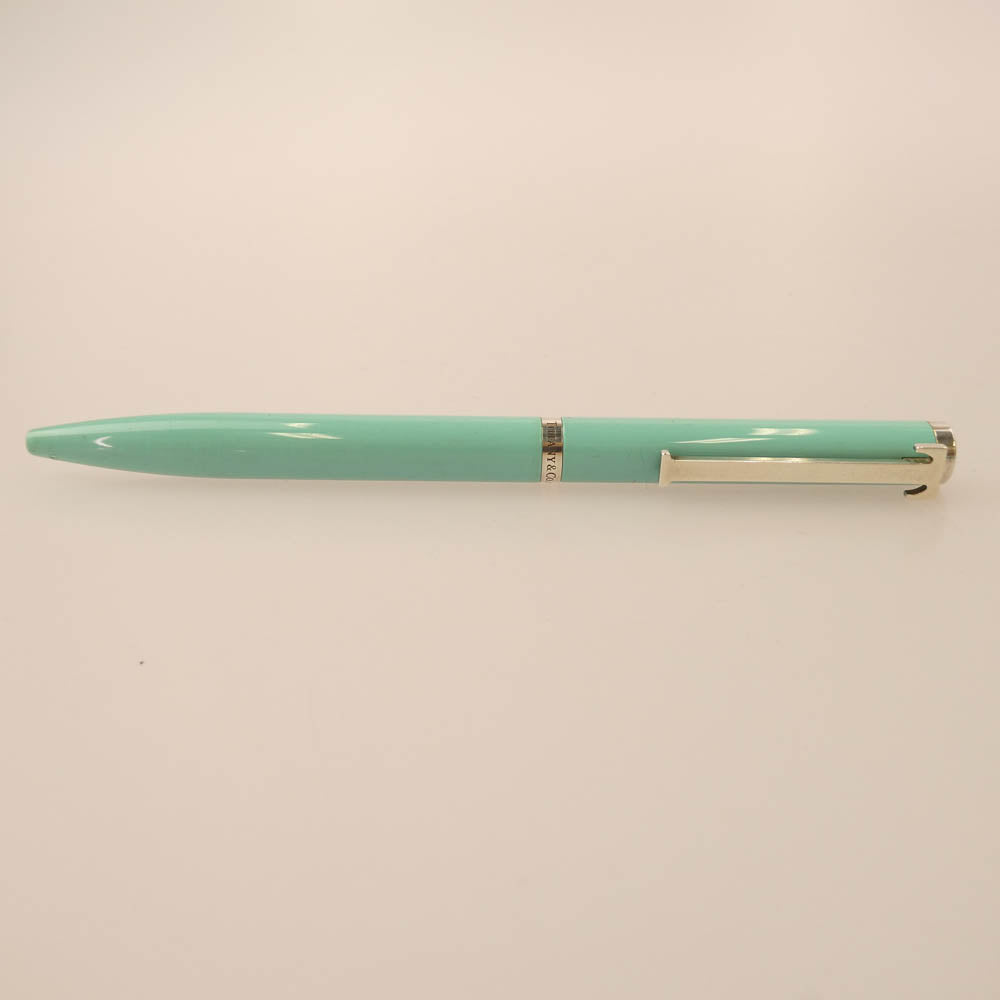 TIFFANY&Co. ティファニー Tクリップ ボールペン ティファニーブルー【中古】