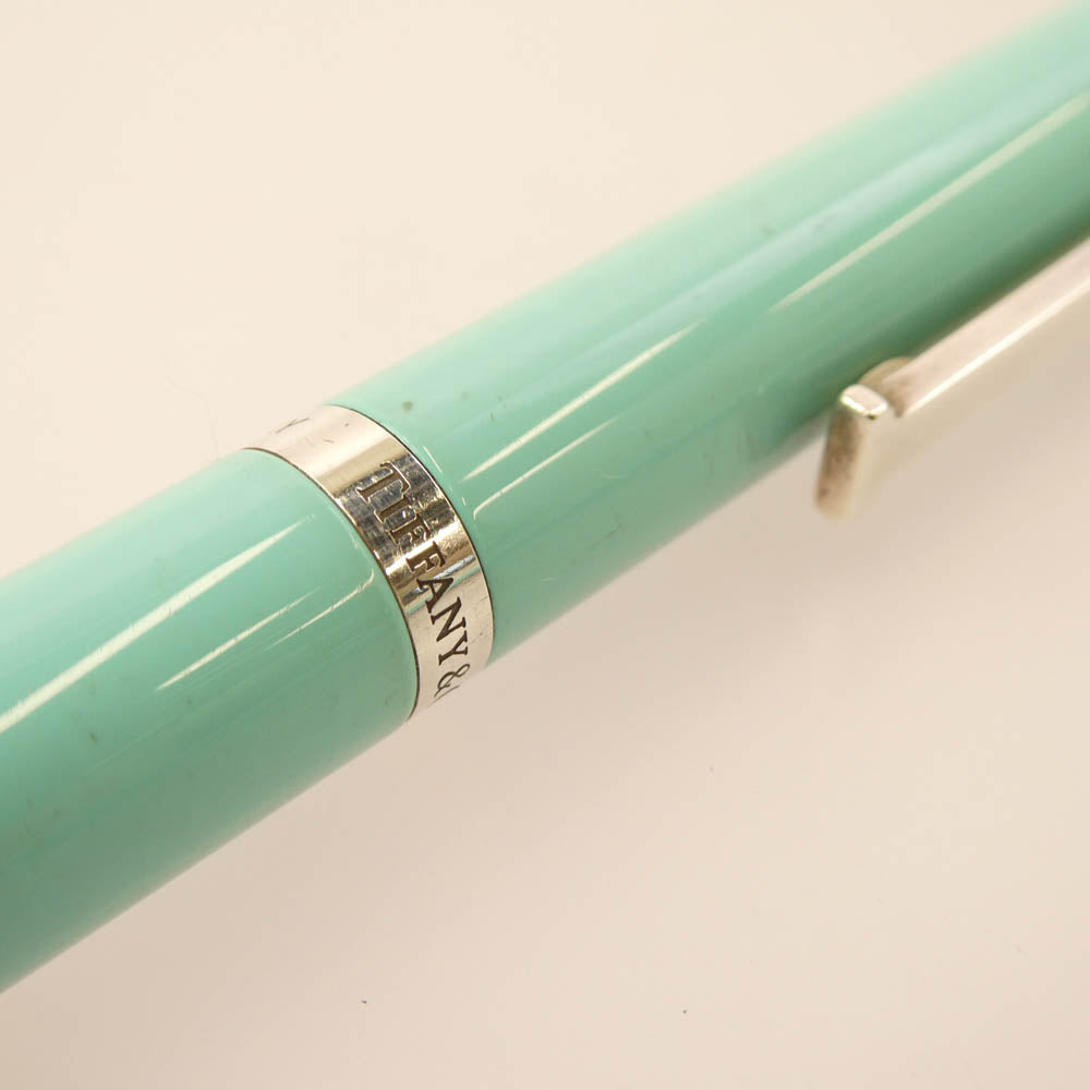 TIFFANY&Co. ティファニー Tクリップ ボールペン ティファニーブルー【中古】