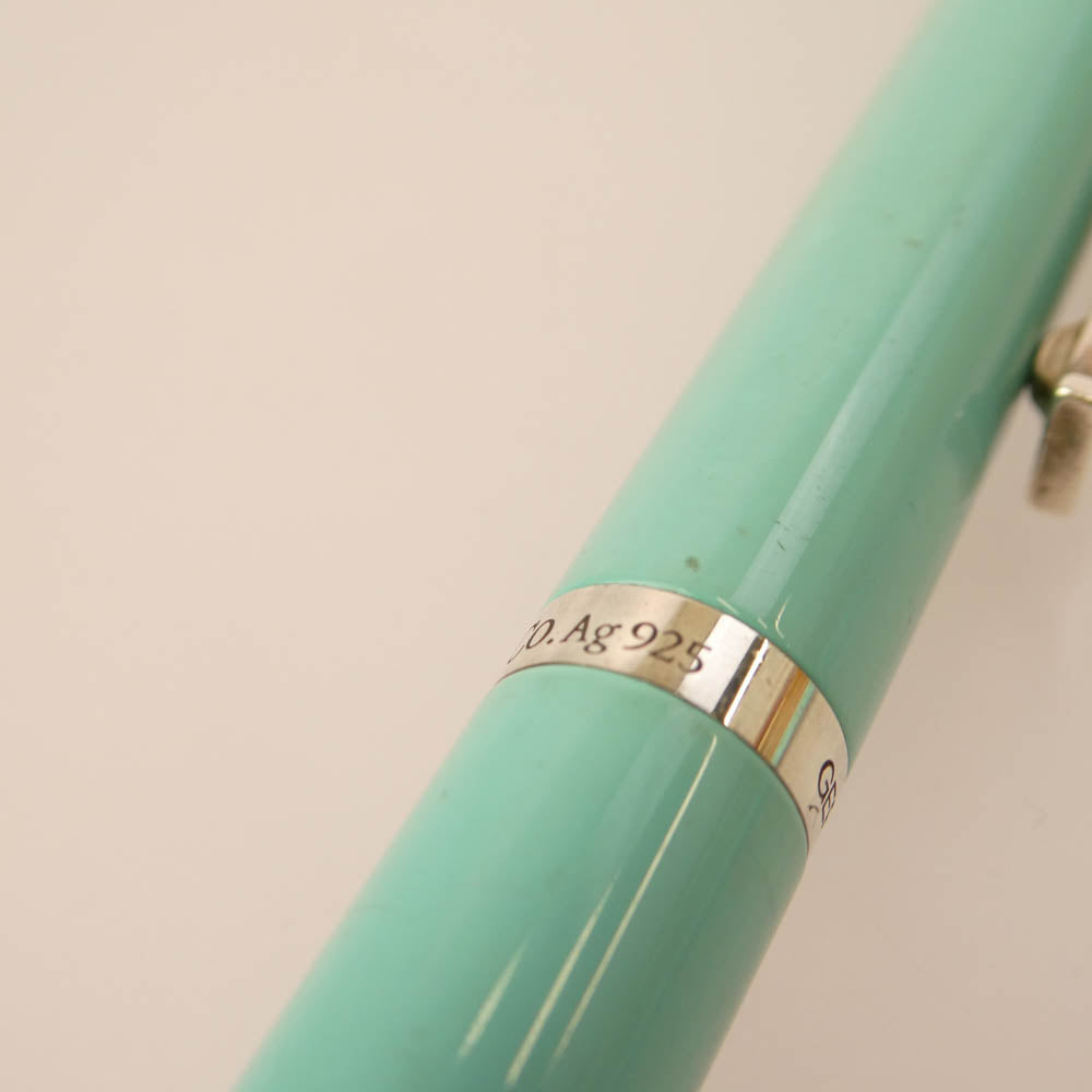 TIFFANY&Co. ティファニー Tクリップ ボールペン ティファニーブルー【中古】