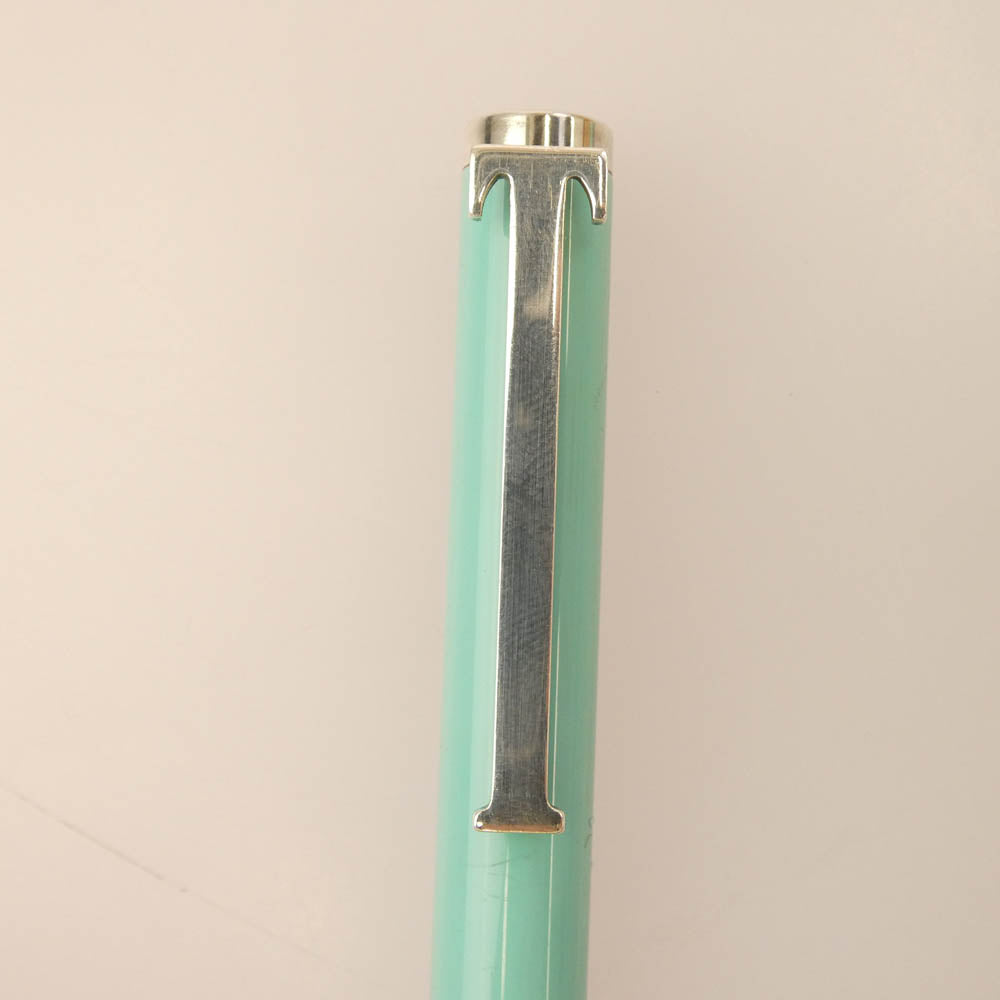 TIFFANY&Co. ティファニー Tクリップ ボールペン ティファニーブルー【中古】