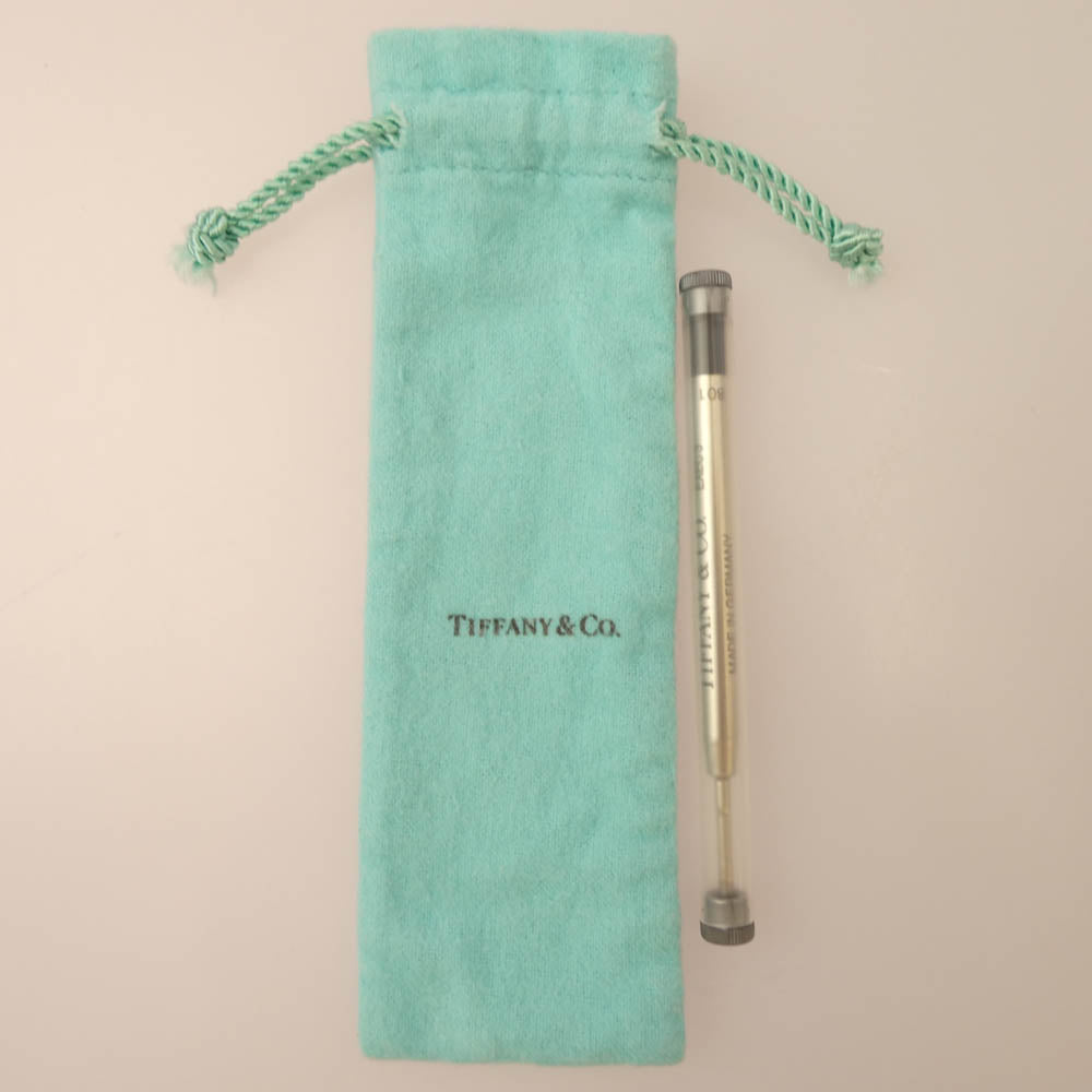 TIFFANY&Co. ティファニー Tクリップ ボールペン ティファニーブルー【中古】
