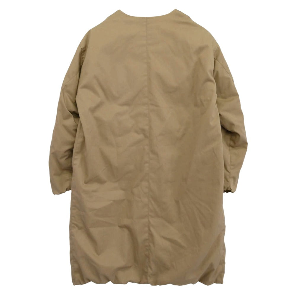 ロフトラボ TL22FJK63 NO COLLAR ノーカラーダウンジャケット ノーカラー ダウン コート ベージュ系 1【中古】