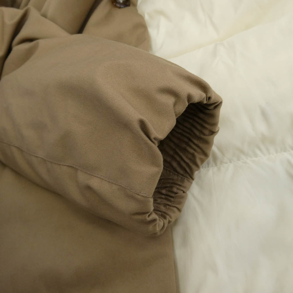 ロフトラボ TL22FJK63 NO COLLAR ノーカラーダウンジャケット ノーカラー ダウン コート ベージュ系 1【中古】