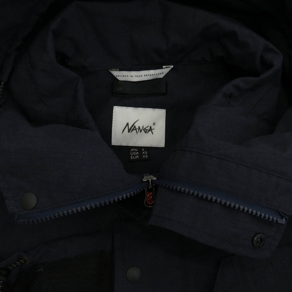 NANGA ナンガ NW2241-1D213 TAKIBI MOUNTAIN PARKA タキビ マウンテン パーカー ジャケット ネイビー系 S【中古】