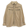 UNITED ARROWS ユナイテッドアローズ 5511-199-0187 & SONS アンドサンズ CUP WESTERN SHIRT カップ ウエスタン 長袖 シャツ ベージュ系 M【中古】