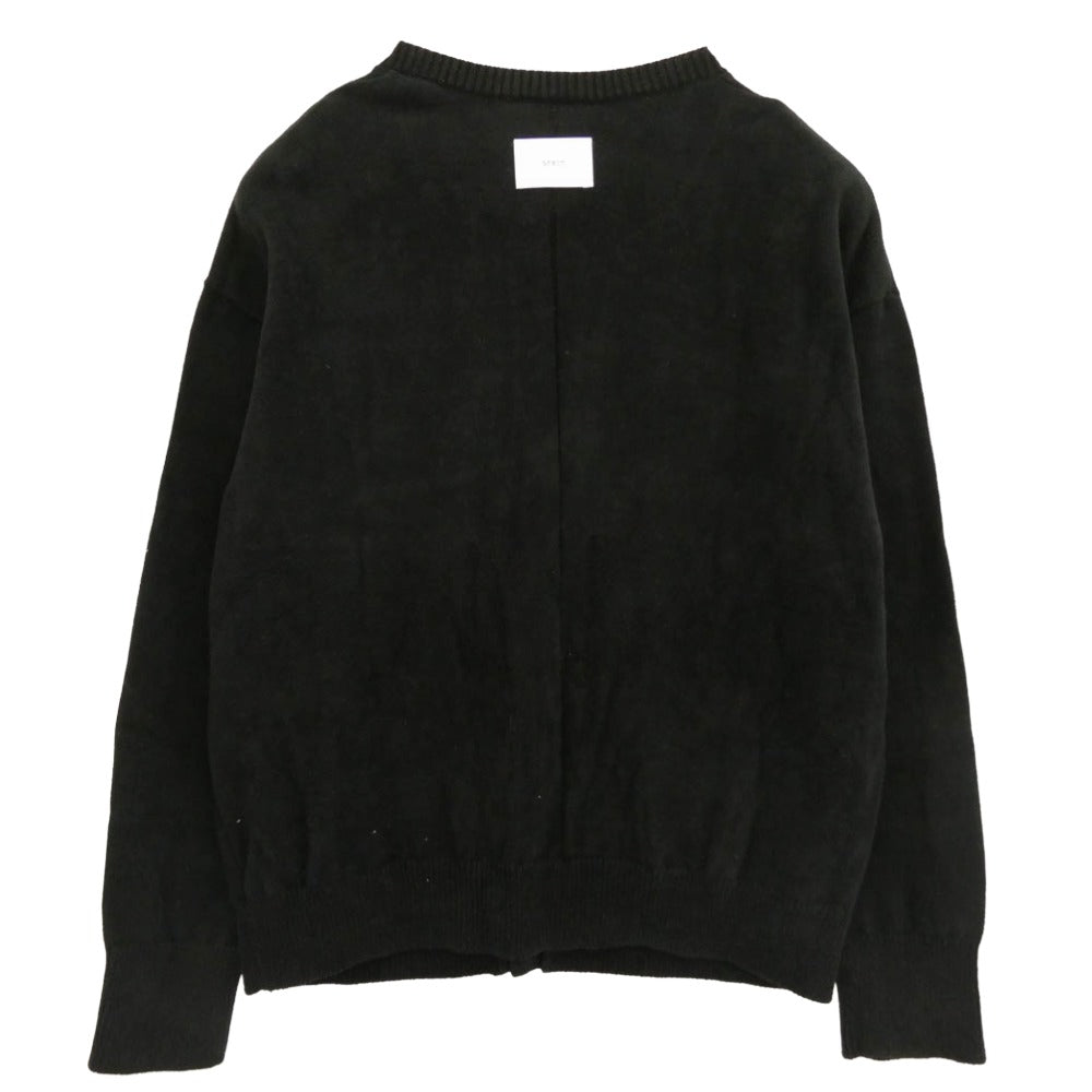 ssstein シュタイン ST.377 MOLE YARN INSIDEOUT CARDIGAN モールヤーン カーディガン ブラック系 S【中古】