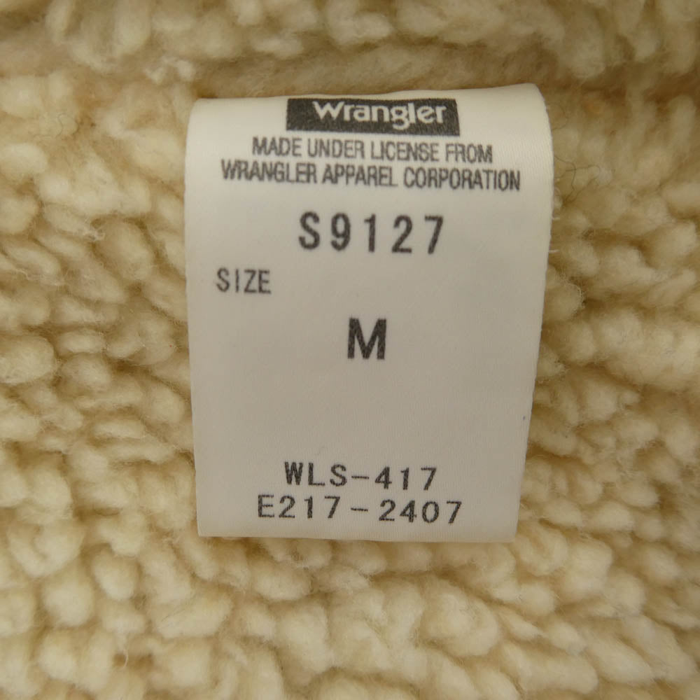 Wrangler ラングラー S9127 × nano universe ボア ランチ ジャケット オレンジ系 M【中古】