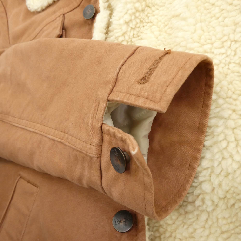 Wrangler ラングラー S9127 × nano universe ボア ランチ ジャケット オレンジ系 M【中古】