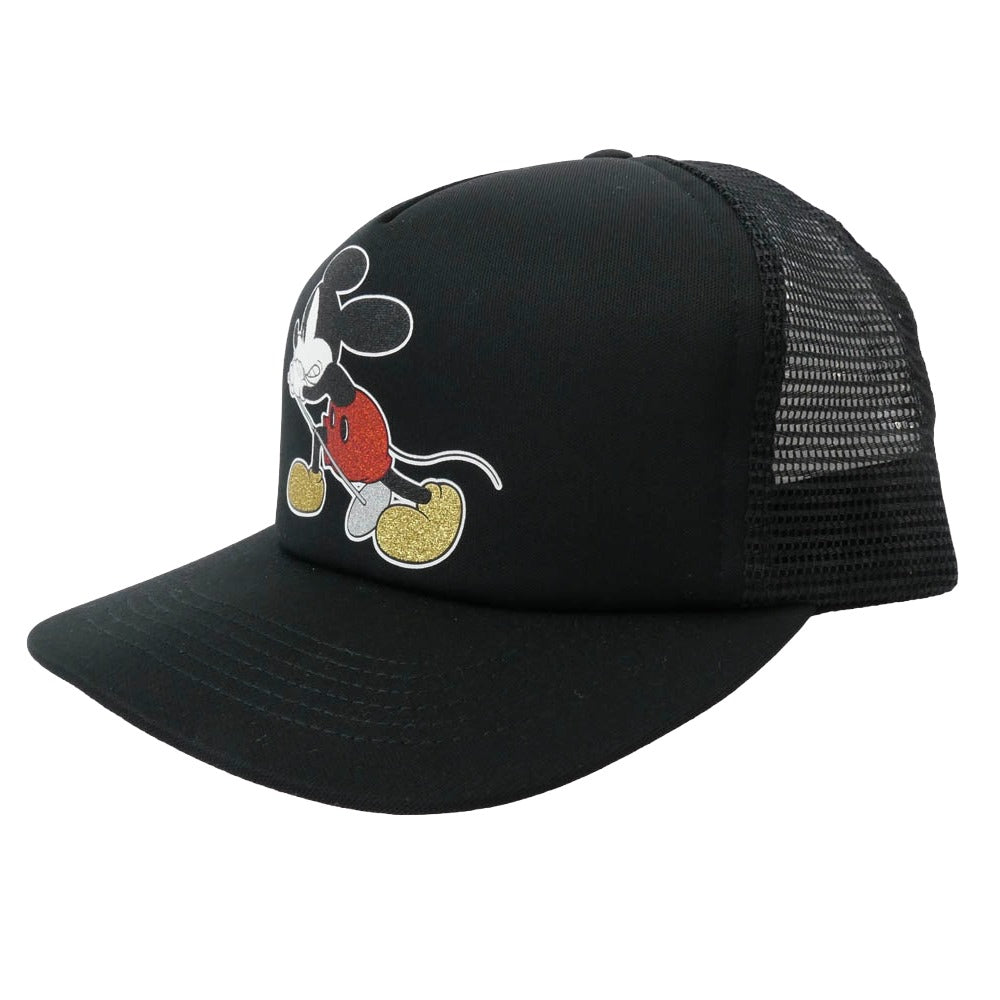 Supreme シュプリーム 25AW x Number (N)ine x Mickey Mouse Mesh Back 5-Panel ナンバーナイン x ミッキーマウス メッシュ バック 5 パネル キャップ 帽子 ブラック系【新古品】【未使用】【中古】