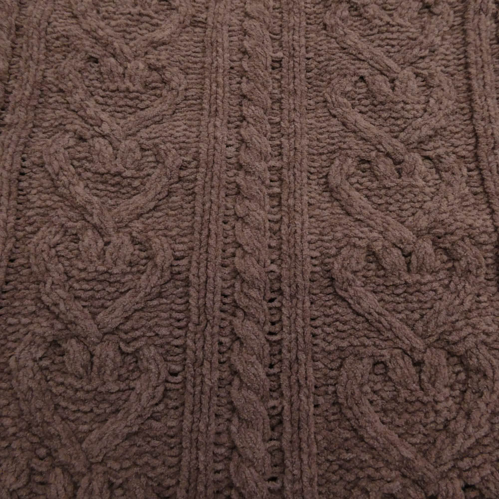 ジェラートピケ PWNO251073 ハートアラン ニット ワンピース ブラウン系 ONE SIZE【極上美品】【中古】