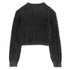 Alexander Wang アレキサンダーワン 4KC2251050 ケーブルニット クロップド カーディガン グレー系 XS【中古】