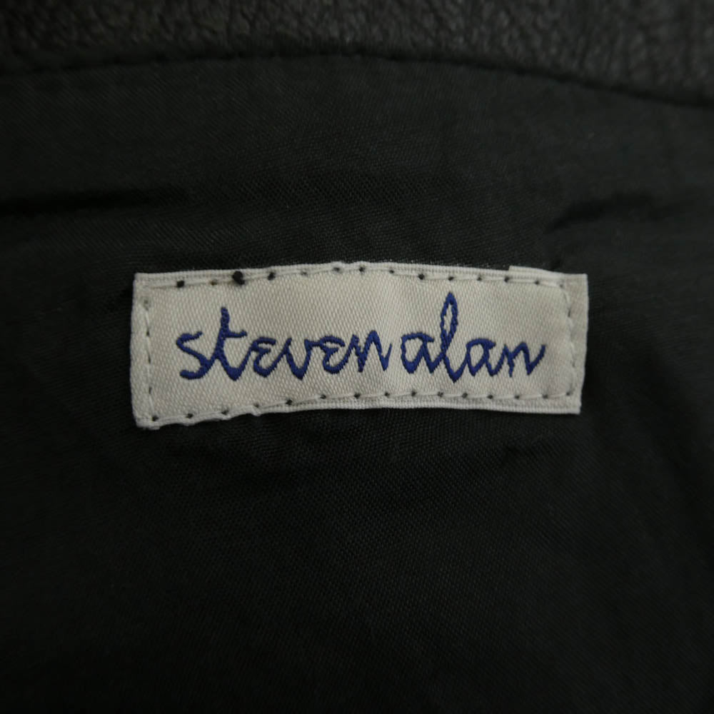 スティーブンアラン 8125-6-990950 × ccu SHEEP LEATHER BLOUSON シープレザー ブルゾン ジャケット ブラック系 XL【中古】