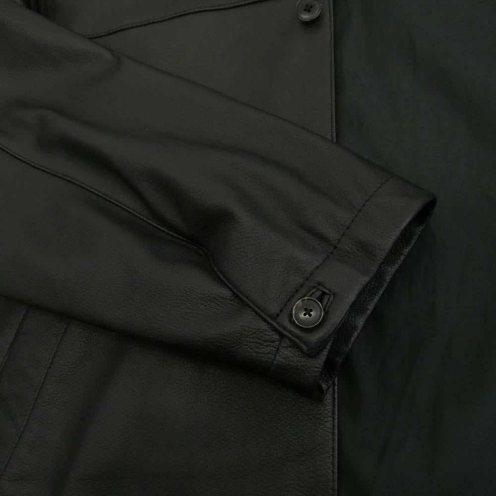 スティーブンアラン 8125-6-990950 × ccu SHEEP LEATHER BLOUSON シープレザー ブルゾン ジャケット ブラック系 XL【中古】