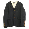 BLACK COMME des GARCONS ブラックコムデギャルソン 1P-J017 AD2015 エステル縮絨 襟変形 ブレザー テーラード ジャケット ブラック系 M【美品】【中古】