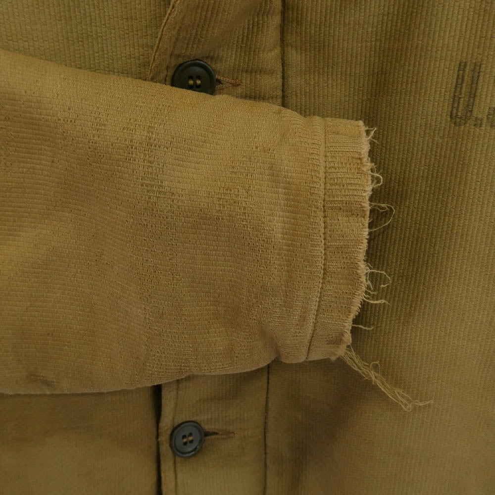 ヴィンテージ 40s～50s U.S NAVY N-1 ピケ デッキジャケット ベージュ系 36【中古】