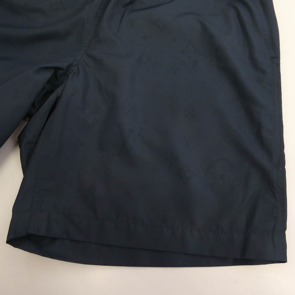 LOUIS VUITTON ルイ・ヴィトン 23AW HJW52W モノグラム スイム ハーフ ショーツ ショート パンツ ネイビー系 M【中古】