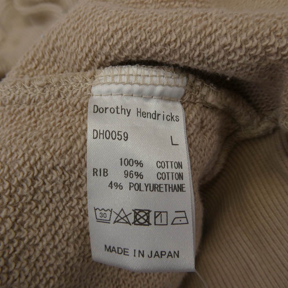 ドロシーへンドリクス リブ スウェット パンツ ベージュ系 L【中古】