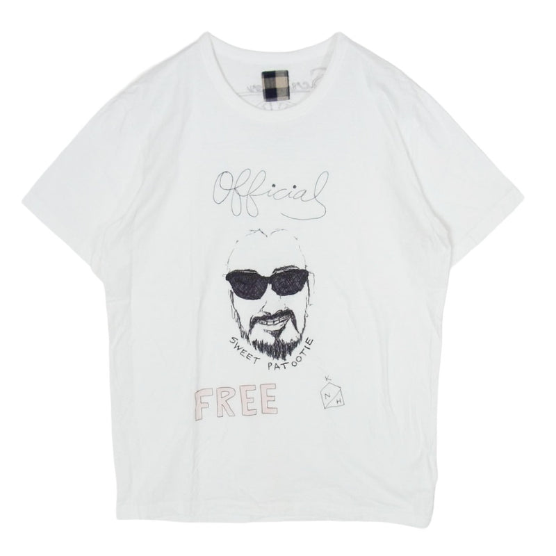 VISVIM ビズビム 0218905010007 OFFICIAL SWEET PATOOTIE オフィシャル スウィート パートゥーティ 半袖 Tシャツ カットソー ホワイト系 4【中古】