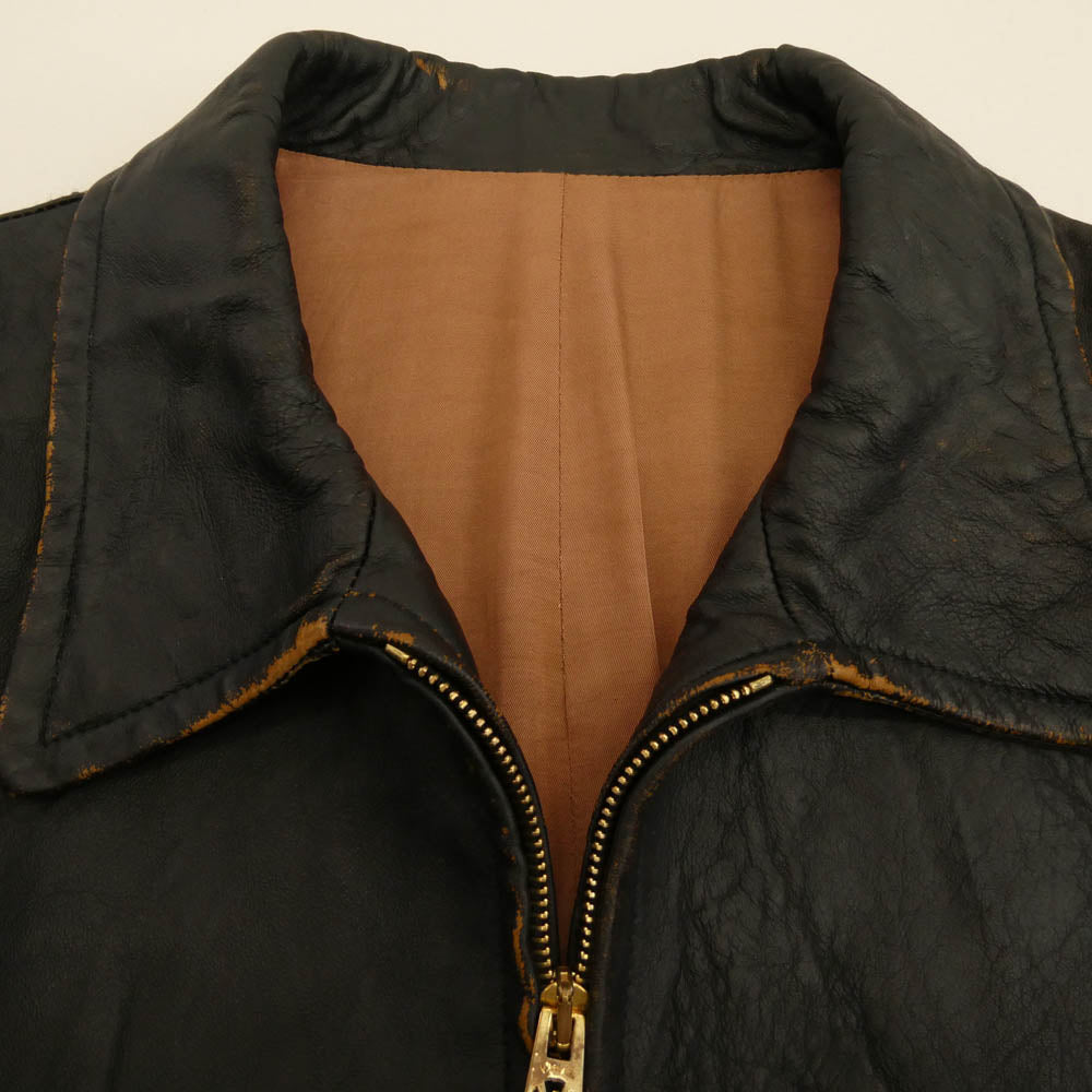 VISVIM ビズビム 23AW 0123205014002 UNO RIDERS JKT IT ベジタブルタンニングラムレザー ライダース レザー ジャケット ブラック系 3【新古品】【未使用】【中古】