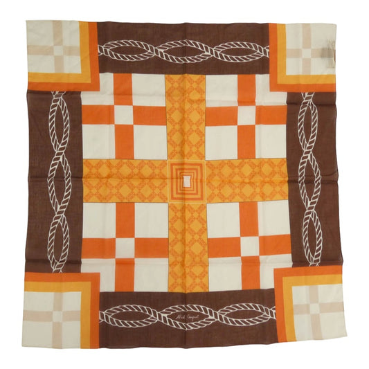 ニックフーケ NF CROSS BANDANA クロス バンダナ スカーフ マルチカラー系【極上美品】【中古】