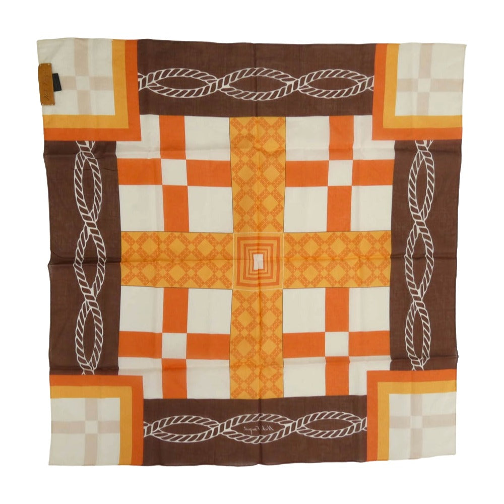 ニックフーケ NF CROSS BANDANA クロス バンダナ スカーフ マルチカラー系【極上美品】【中古】
