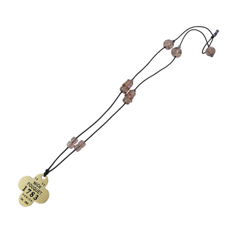 ニックフーケ beads Necklace ビーズ ネックレス ゴールド系 マルチカラー系【中古】