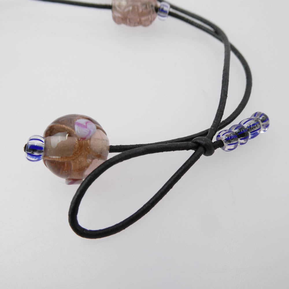 ニックフーケ beads Necklace ビーズ ネックレス ゴールド系 マルチカラー系【中古】