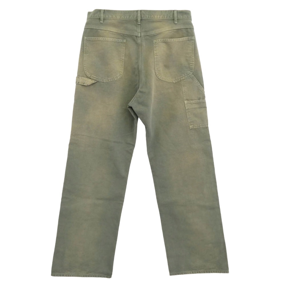 AURALEE オーラリー 25SS A25SP02CD ORGANIC COTTON DUCK PANTS オーガニック コットン ダック パンツ ライトグリーン系 3【新古品】【未使用】【中古】