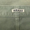 AURALEE オーラリー 25SS A25SP02CD ORGANIC COTTON DUCK PANTS オーガニック コットン ダック パンツ ライトグリーン系 3【新古品】【未使用】【中古】