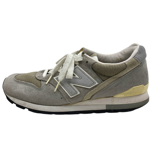 NEW BALANCE ニューバランス M996 USA 製 996 ローカット スニーカー グレー系 ベージュ系 26.5cm【中古】