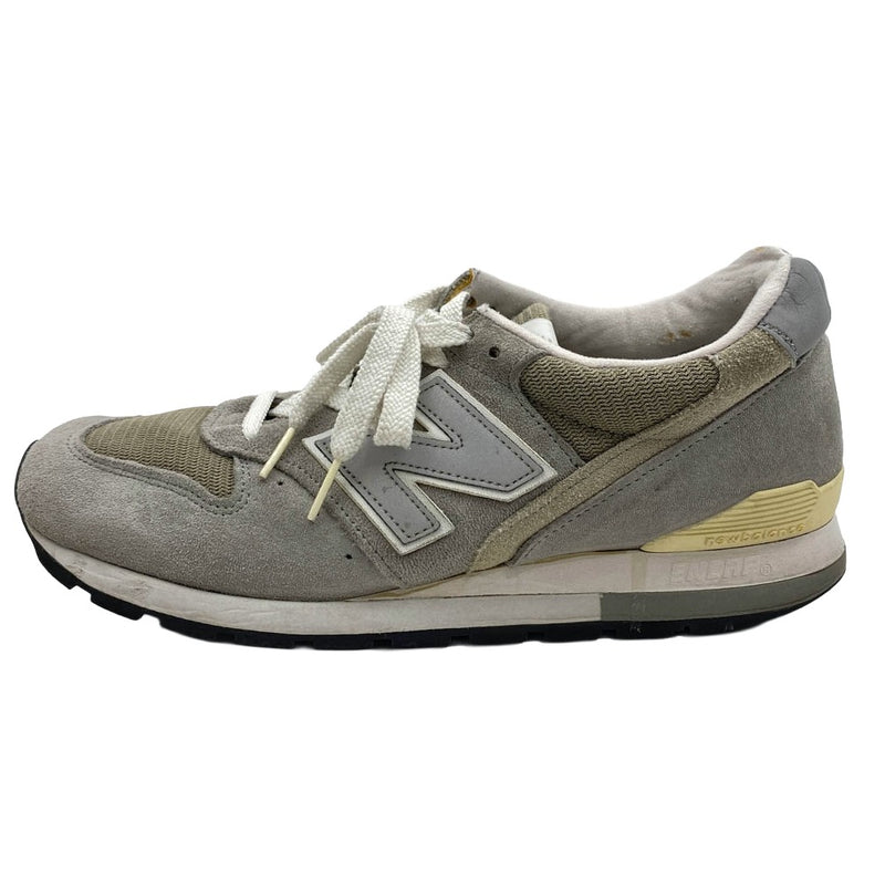 NEW BALANCE ニューバランス M996 USA 製 996 ローカット スニーカー グレー系 ベージュ系 26.5cm【中古】