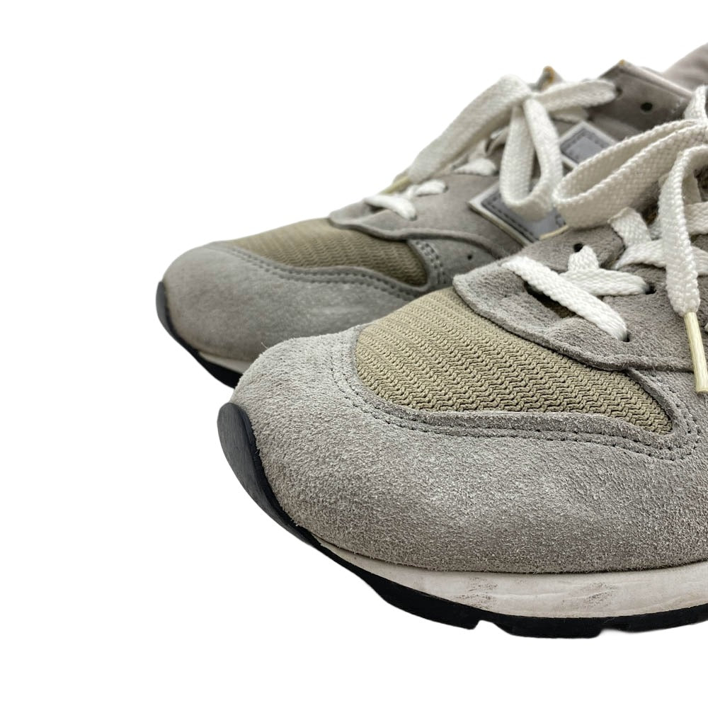 NEW BALANCE ニューバランス M996 USA 製 996 ローカット スニーカー グレー系 ベージュ系 26.5cm【中古】
