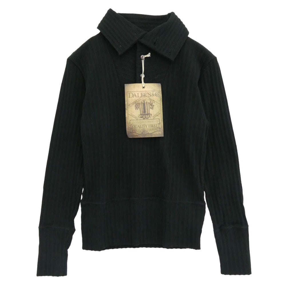 ダリーズ HC19L ARMY TURTLE KNIT アーミー タートル 長袖 ニット ブラック系 35【中古】