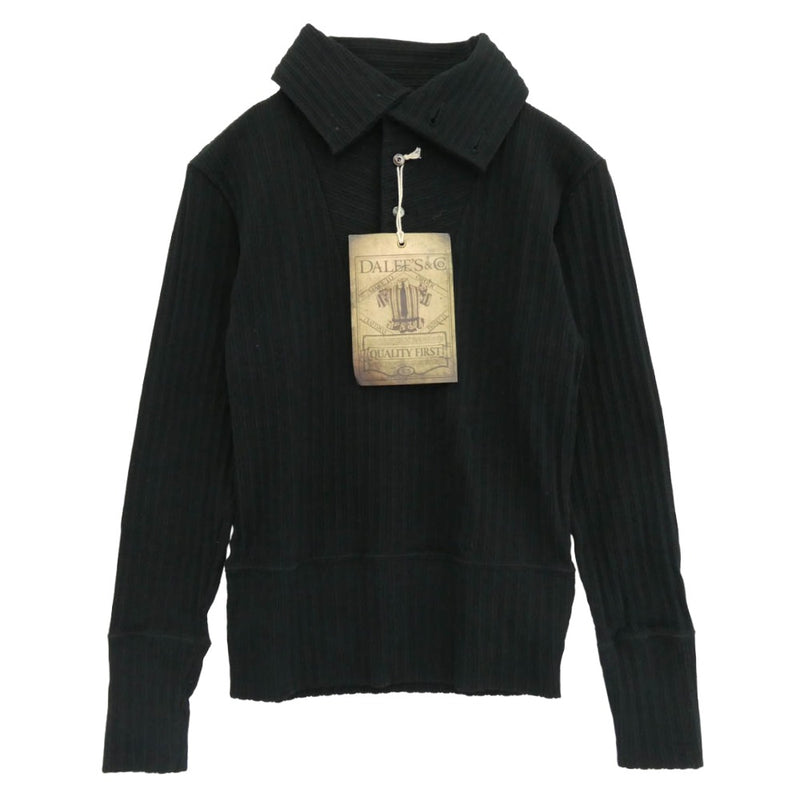 ダリーズ HC19L ARMY TURTLE KNIT アーミー タートル 長袖 ニット ブラック系 35【中古】