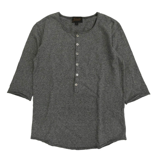 JELADO ジェラード ヘンリーネック 五分袖 カットソー Tシャツ グレー系 1【中古】
