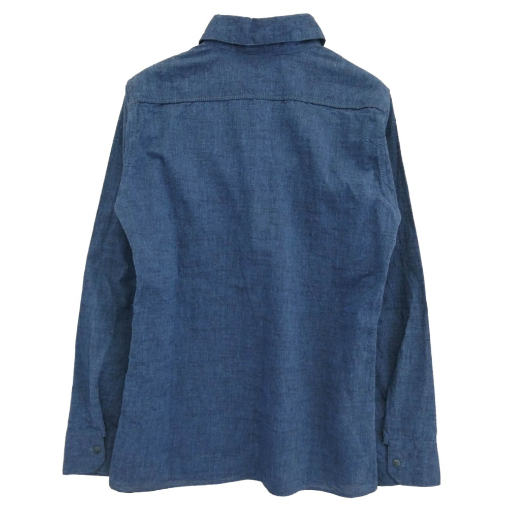 ダリーズ NIMES CLOTH 13.5 プルオーバー インディゴ 長袖 シャツ ブルー系 XS【美品】【中古】