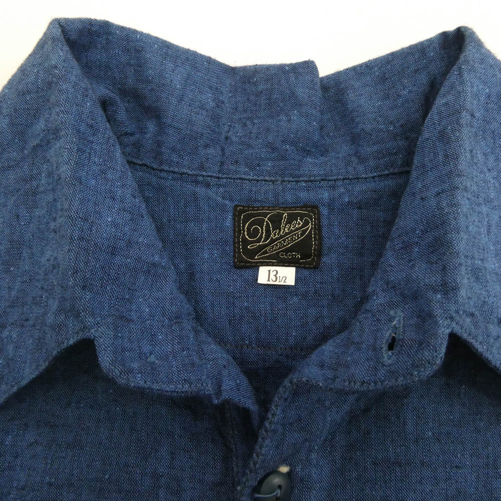ダリーズ NIMES CLOTH 13.5 プルオーバー インディゴ 長袖 シャツ ブルー系 XS【美品】【中古】