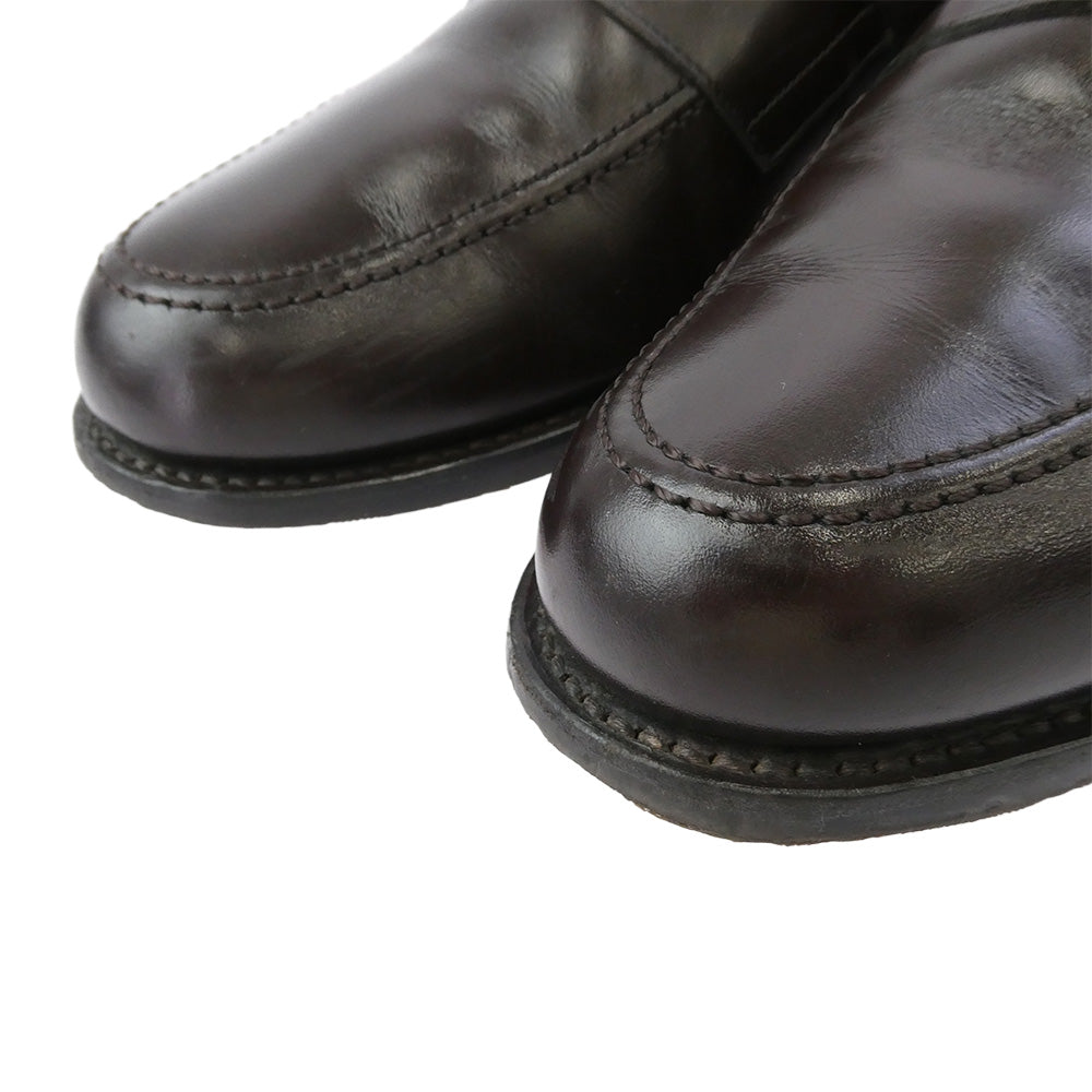 SCOTCH GRAIN スコッチグレイン 2268 VENTO レザー スリッポン ローファー ダークブラウン系 25.5【中古】