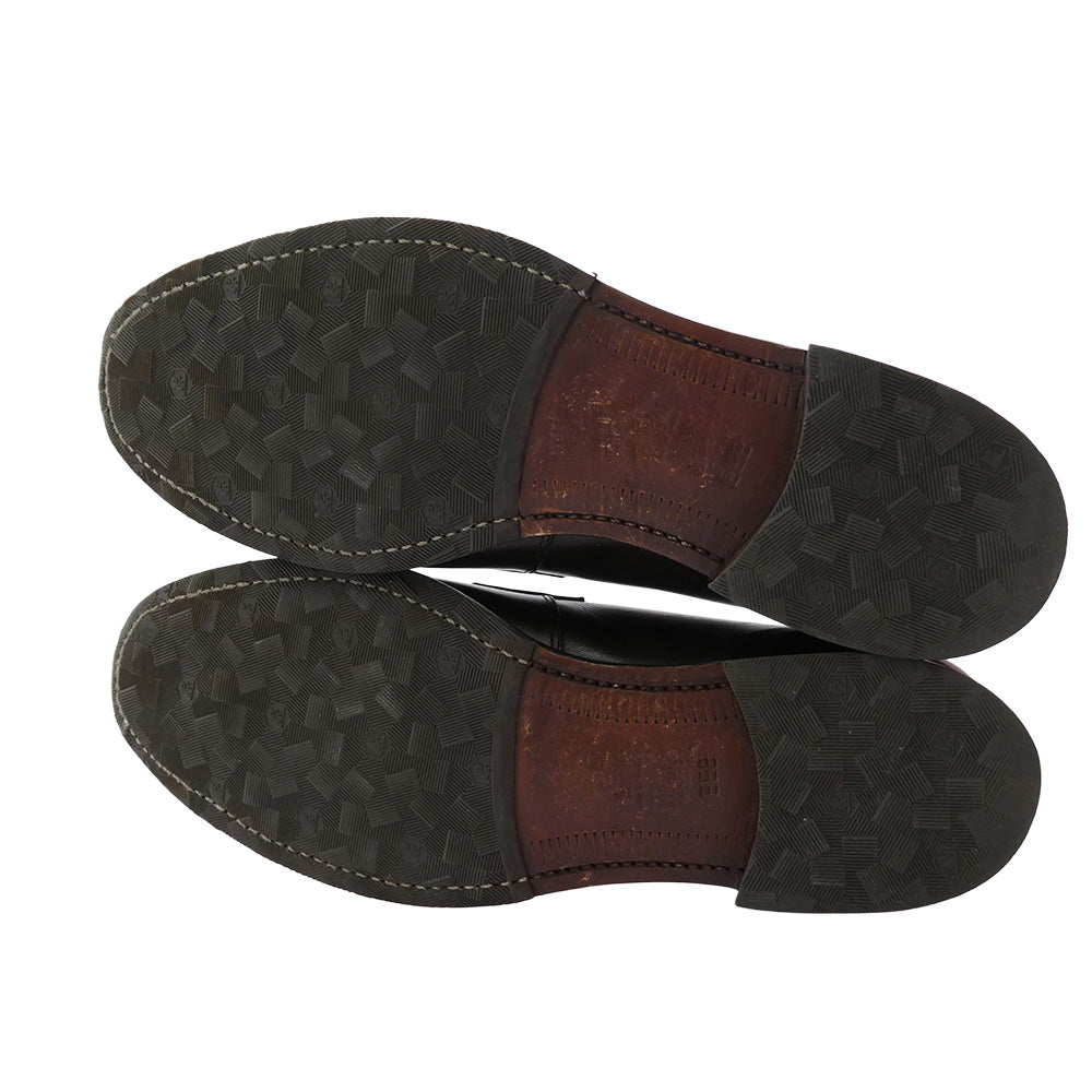 SCOTCH GRAIN スコッチグレイン 2268 VENTO レザー スリッポン ローファー ダークブラウン系 25.5【中古】