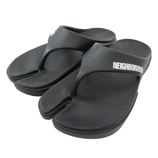 NEIGHBORHOOD ネイバーフッド × PAES . SLIDE スライド サンダル ブラック系 27cm【中古】