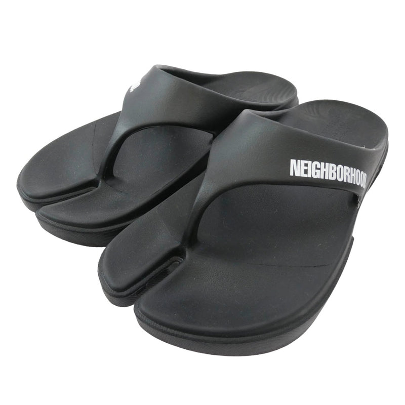 NEIGHBORHOOD ネイバーフッド × PAES . SLIDE スライド サンダル ブラック系 27cm【中古】