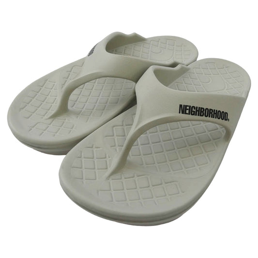 NEIGHBORHOOD ネイバーフッド × RIG FOOTWEAR . FLIP FLOP 2.0 サンダル グレー系 XL【中古】