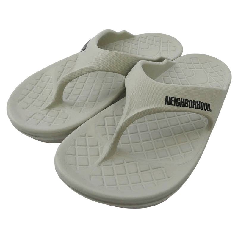 NEIGHBORHOOD ネイバーフッド × RIG FOOTWEAR . FLIP FLOP 2.0 サンダル グレー系 XL【中古】