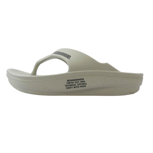 NEIGHBORHOOD ネイバーフッド × RIG FOOTWEAR . FLIP FLOP 2.0 サンダル グレー系 XL【中古】