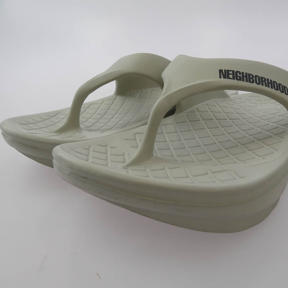 NEIGHBORHOOD ネイバーフッド × RIG FOOTWEAR . FLIP FLOP 2.0 サンダル グレー系 XL【中古】